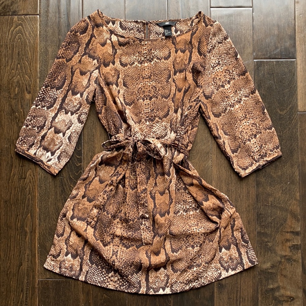 H&M Snake Print Tunic